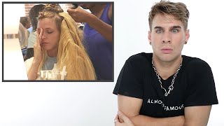 Hairdresser Reacts To Americas Next Top Model Makeovers S3amp4 [upl. by Jacquenette606]