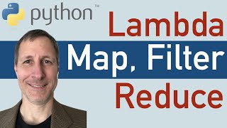 Python Lambda Map Filter Reduce Functions [upl. by Airottiv]