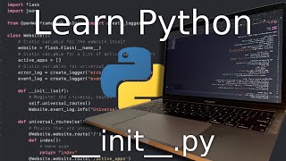 Intermediate Python Tutorial How to Use the initpy File [upl. by Akamahs]