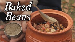 Baked Beans  18th Century Cooking [upl. by Breen910]