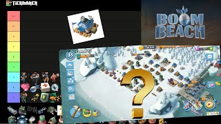 Boom Beach Headquarters 12 Troop Tiers and Base Design 2021 [upl. by Ecnatsnoc203]