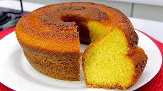 FAÇA UM BOLO DE FUBÁ FOFINHO PERFEITOOO🔥A MELHOR RECEITA JÁ VISTA [upl. by Nahshunn]