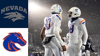 Boise State vs Nevada 2022 Highlights [upl. by Brigid]