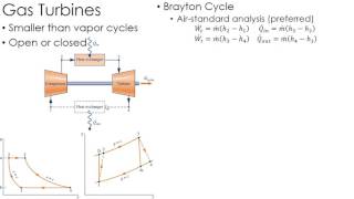 Thermodynamics Lecture 31 Brayton Cycle [upl. by Elenore]