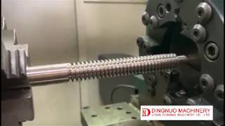 Thread Whirling Machine For T4 Stainless Steel lead screw [upl. by Netram]