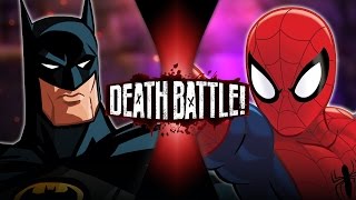 Batman VS SpiderMan DC VS Marvel  DEATH BATTLE [upl. by Buckley]