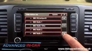 Volkswagen RNS 510 Nav amp DAB Review [upl. by Asertal]