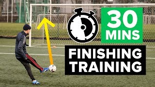 SCORE MORE GOALS  30 minute finishing football training programme [upl. by Nydroj]