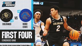 Colorado vs Boise State  First Four NCAA tournament extended highlights [upl. by Eyahs]