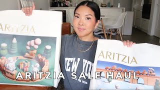 ARITZIA SALE HAUL  YOU NEED THIS COAT [upl. by Barger]