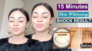 15 Minutes Instant Skin Whitening  DIY Home Remedy SHOCKING RESULT  Foaming Facial Bleach [upl. by Helprin]