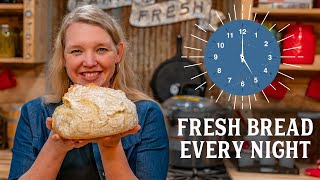 Easy Fresh Bread Every Night in 5 Minutes [upl. by Arrio]