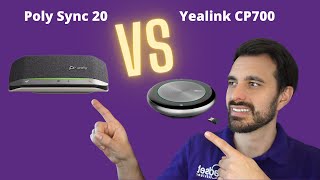 Poly Sync 20 vs Yealink CP700 Bluetooth Speakerphone [upl. by Saval]