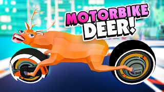 NEW Motorbike DEER Goes to the FUTURE  DEEEER Simulator [upl. by Aimekahs]