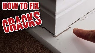 How to properly FILL CRACKS around Window Sills [upl. by Marissa]