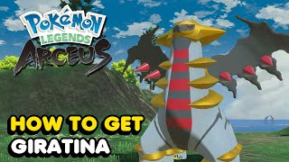 How To Get Giratina In Pokemon Legends Arceus Giratina Location [upl. by Marcellus487]