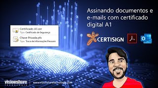 Assinando documentos e emails com certificado digital A1 por Mauricio Cassemiro [upl. by Elson961]