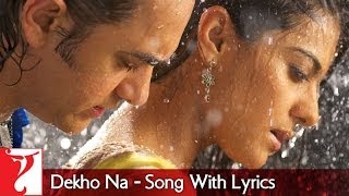 Lyrical  Dekho Na Song with Lyrics  Fanaa  Aamir Khan  Kajol  JatinLalit  Prasoon Joshi [upl. by Caines]