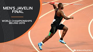 Mens Javelin Final  World Athletics Championships Beijing 2015 [upl. by Nats212]