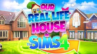 🏡OUR NEW REAL LIFE HOUSE🏡 In The Sims 4 [upl. by Mehala417]