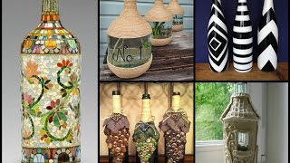 50 Beautiful Bottle Decorating Ideas – DIY Recycled Room Decor [upl. by Gairc493]