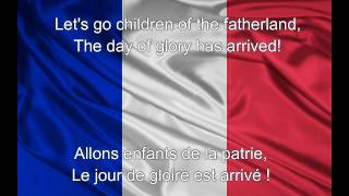 La Marseillaise  France National Anthem EnglishFrench lyrics [upl. by Funk555]