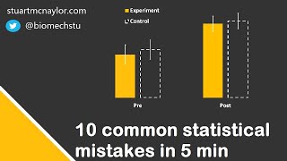 Ten Statistical Mistakes in 5 Min [upl. by Gurtner]