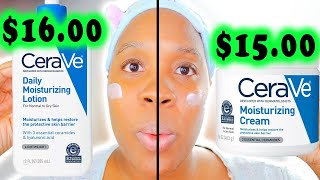 Cerave Moisturizing Cream vs Cerave Moisturizing Lotion [upl. by Aicenaj]