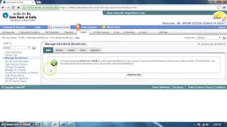 How to Add Other State Bank Accounts In Online Sbi [upl. by Belding909]