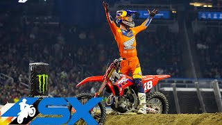 250SX Main Event Highlights  Detroit 2022 [upl. by Aibun743]