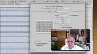 Tabelle drucken mit Excel [upl. by Nysa75]