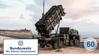 60 Sekunden Bundeswehr Flugabwehrraketensystem quotPATRIOTquot [upl. by Odelet47]