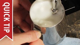 How to AutoFroth Milk for Lattes [upl. by Nuyh143]