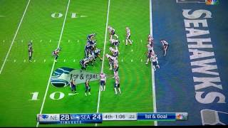 SUPER BOWL XLIX New England Patriots Game Winning Interception By Russell Wilson [upl. by Meldon]