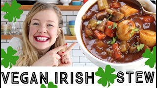 Vegan Irish Stew  Quick and Easy Stew Recipe [upl. by Eicram]