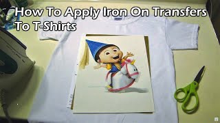 HowTo Apply IronOn Transfers to TShirts [upl. by Redmer113]