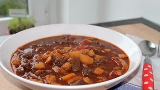 Gulaschsuppe kochen Rezept  Goulash Soup Recipe  ENG SUBS [upl. by Ethban]