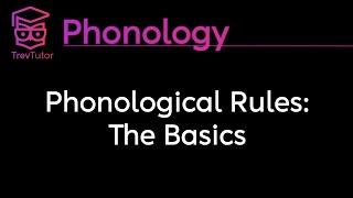 Phonology SPE Phonological Rules [upl. by Eiram836]