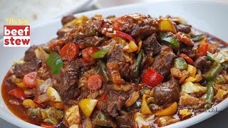 How to make the best Beef And vegetable stew Tasty Beef Sauce [upl. by Eylhsa]