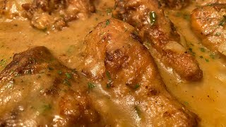 How To Make Real Southern Smothered Chicken And Gravy Soul Food Cooking [upl. by Eustache]