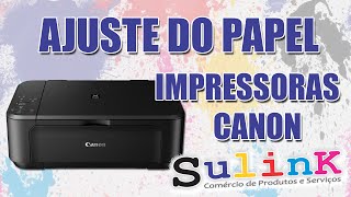 Ajuste do Papel nas Impressoras CANON que puxam papel por baixo  SULINK [upl. by Aisyla653]