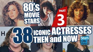 80s Movie Stars  38 Iconic Actresses Nowadays  Hollywood Moviestars Then And Now [upl. by Arahset]