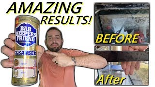 HOW TO CLEAN AQUARIUM GLASS  RESTORE OLD FISH TANKS [upl. by Adelaja]