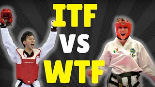 Comparing ITF To WT TaekwonDo [upl. by Ahsak]