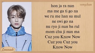 NCT U  Know Now Easy Lyrics [upl. by Tildy649]