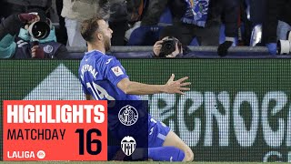 Resumen de Getafe CF vs Valencia CF 10 [upl. by Nebra514]