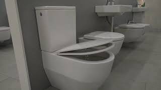 Switzerland Laufen Pro H8679530008701 Compact 825952 toilette 825952 cistern 898966 seat Унитаз [upl. by Hurwit]