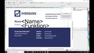 Seriendruckfunktion in CorelDRAW 2019  Variable Textfelder schnell befüllen [upl. by Pauwles]