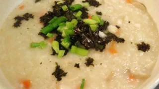 Korean abalone porridge jeonbokjuk [upl. by Kinsman]