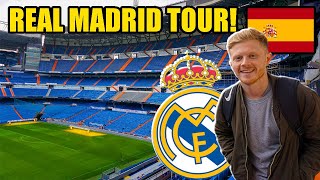 Real Madrid Stadium Tour Santiago Bernabéu Stadium  Pitch Museum Changing Rooms and MORE [upl. by Ontina]